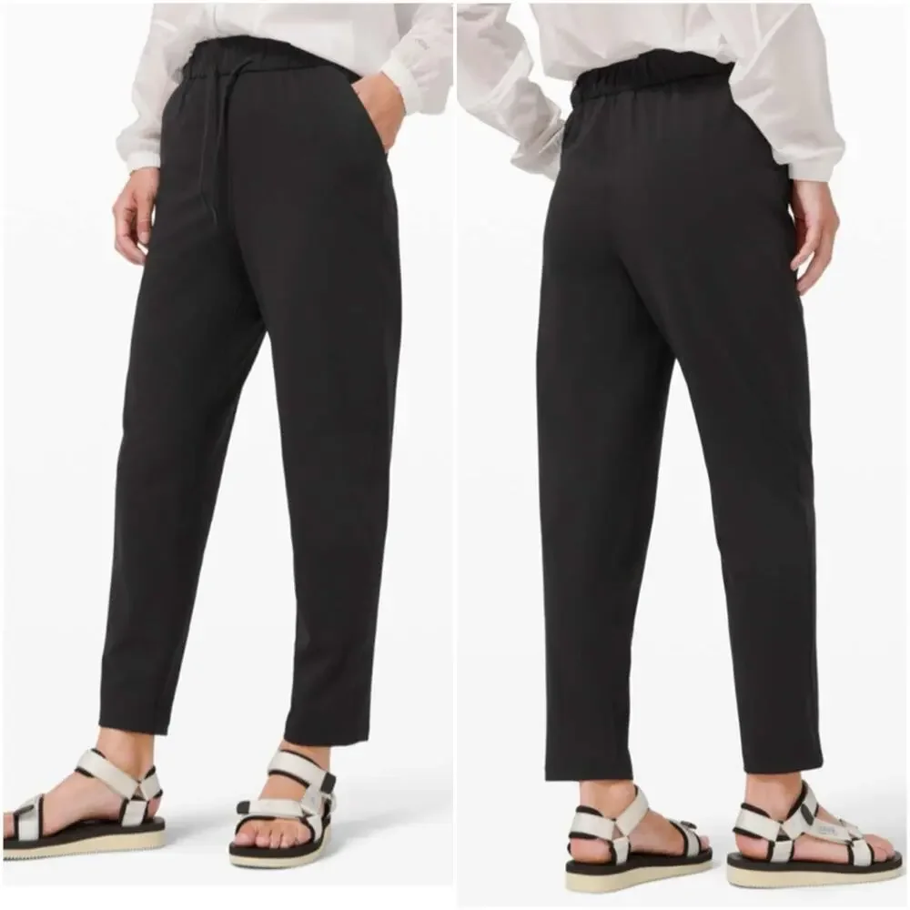 Lululemon keep moving high rise joggers black 2